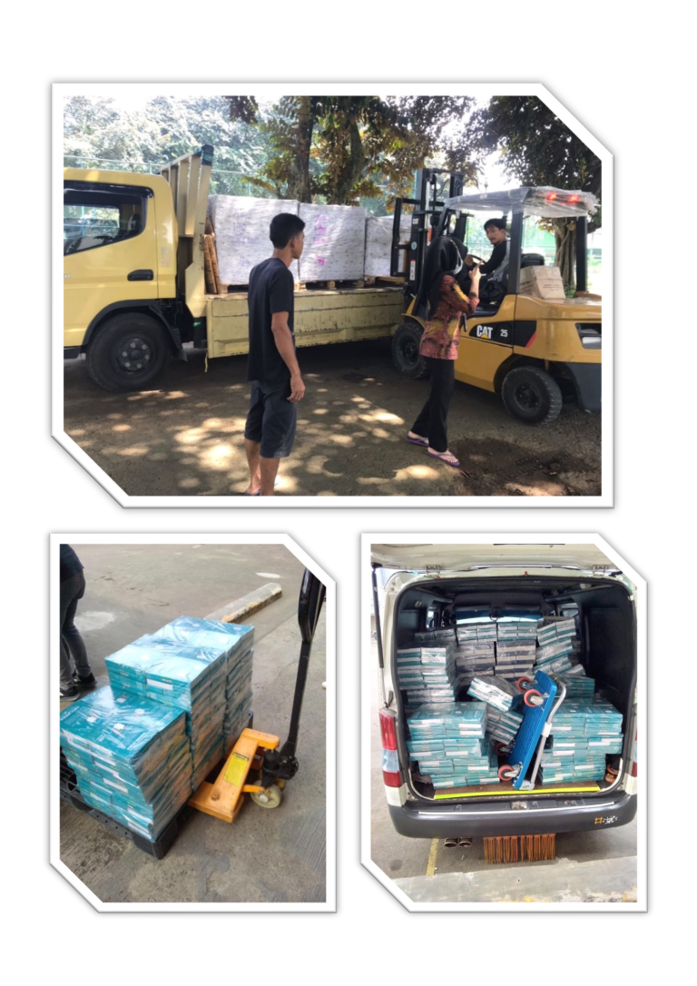 pengantaran kertas ke kementrian agama RI